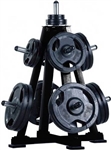French Fitness OWT30 Olympic Weight Tree Storage Rack Image