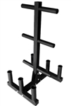 French Fitness OWTBH5 Olympic Weight Tree Rack & Bar Holder Image