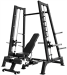 French Fitness Power Smith Dual System Converging Bench Press Combo Plate Loaded Image