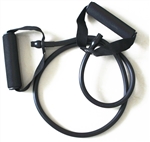 French Fitness Resistance Band w/Handles - Black (23-30 lbs) X-Heavy Image