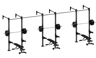 French Fitness Wall Mount Rig & Rack System 1 Image