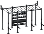 French Fitness Free Standing Rig & Rack System 20 Image