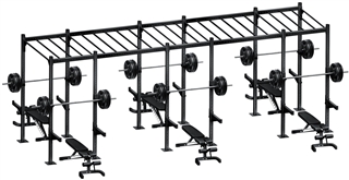 French Fitness Free Standing Rig & Rack System 3 Image