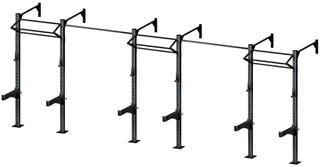 French Fitness Wall Mounted Rig & Rack System 7 Image