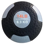 French Fitness Rubber Medicine Ball 14 lb Image