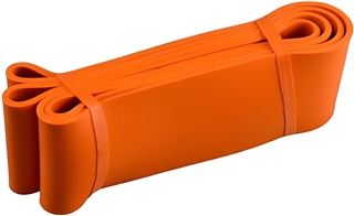 French Fitness Resistance Pull Up Assist Band - Orange (80-230lbs) Super Heavy Image
