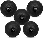 French Fitness PVC Slam Ball Set of 5 (10 to 30 lbs) Image