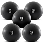 French Fitness 14" Slam Ball - Non-Bounce Medicine Ball Set of 5 (10 to 30 lbs) Image