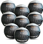 French Fitness Soft Medicine Wall Ball Set of 10 (4 to 30 lbs) Image