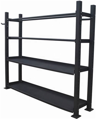 French Fitness 7 ft Combination Universal Storage Rack Image