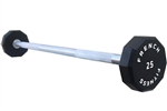 French Fitness Straight Urethane Barbell 25 lbs - Single Image