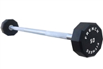 French Fitness Straight Urethane Barbell 50 lbs - Single Image