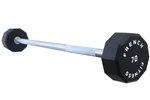 French Fitness Straight Urethane Barbell 70 lbs - Single Image