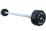 French Fitness Straight Urethane Barbell 80 lbs - Single Image