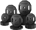 French Fitness Urethane Olympic Weight Plate V2 Set 450 lbs Image