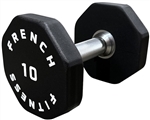 French Fitness Urethane 8 Sided Hex Dumbbell 10 lbs - Single Image