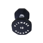 French Fitness Urethane 8 Sided Hex Dumbbell 10 lbs - Single Image