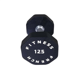 French Fitness Urethane 8 Sided Hex Dumbbell 12.5 lbs - Single Image