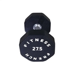 French Fitness Urethane 8 Sided Hex Dumbbell 27.5 lbs - Single Image