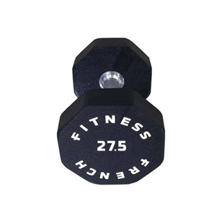 French Fitness Urethane 8 Sided Hex Dumbbell 27.5 lbs - Single Image