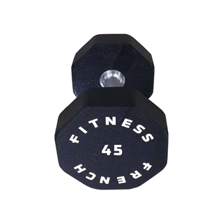 French Fitness Urethane 8 Sided Hex Dumbbell 45 bs - Single Image