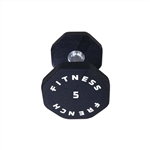 French Fitness Urethane 8 Sided Hex Dumbbell 5 lbs - Single Image
