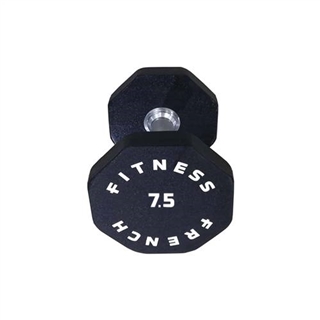 French Fitness Urethane 8 Sided Hex Dumbbell 7.5 lbs - Single Image