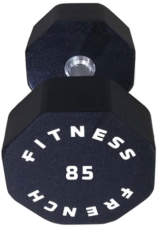 French Fitness Urethane 8 Sided Hex Dumbbell 85 lbs - Single Image