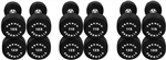 French Fitness Urethane Round Pro Style Dumbbell Set, 105-130 lbs Image