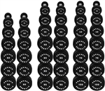 French Fitness Urethane Round Pro Style Dumbbell Set, 5-100 lbs Image