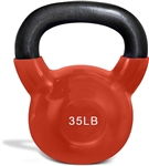 French Fitness Vinyl Kettlebell 35 lbs Image