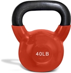 French Fitness Vinyl Kettlebell 40 lbs Image