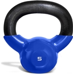 French Fitness Vinyl Kettlebell 5 lbs Image