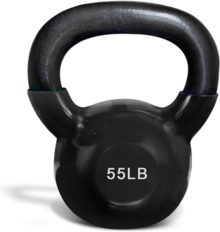 French Fitness Vinyl Kettlebell 55 lbs Image