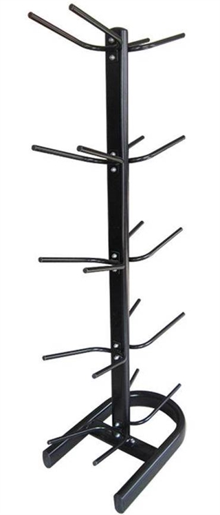 French Fitness 10 Pair Vertical Medicine, Wall & Slam Ball Rack Image