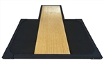 French Fitness 3" Weightlifting Deadlift Wood Platform w/Rack Insert Image