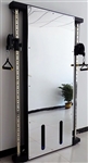 French Fitness Wall Mounted Mirror Functional Trainer Image