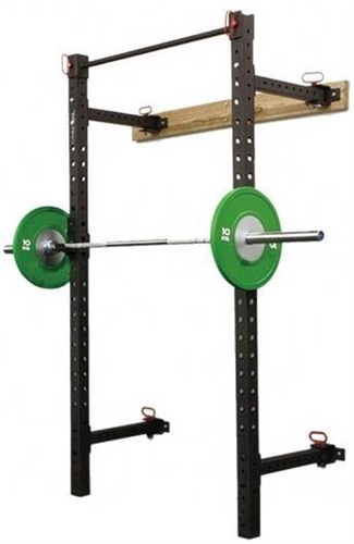 Wall mounted best sale squat rack