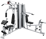 French Fitness X2 Corner Home Gym System - Silver Image