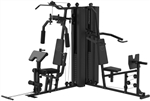 French Fitness X2 Corner Home Gym System - Black Image