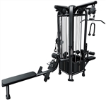 French Fitness FFB Black 4 Stack Multi Jungle Gym Image