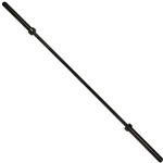 French Fitness 7' Black Olympic Bar - 45 Lbs Image