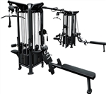 French Fitness FFB Black 8 Stack Multi Jungle Gym Image