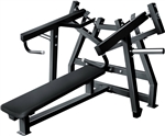 French Fitness FFB Black Leverage Horizontal Bench Press Plate Loaded Image