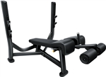 French Fitness FFB Black Olympic Decline Bench Image