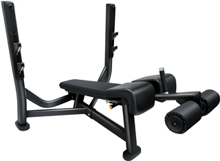 French Fitness FFB Black Olympic Decline Bench Image