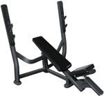 French Fitness FFB Black Olympic Incline Bench Image