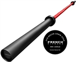 French Fitness Red 7" (86") 45 lb Cerakote Olympic Bar - 1500 lb Image