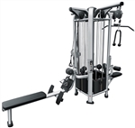 French Fitness FFS Silver 4 Stack Multi Jungle Gym Image