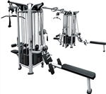 French Fitness FFS Silver 8 Stack Multi Jungle Gym Image